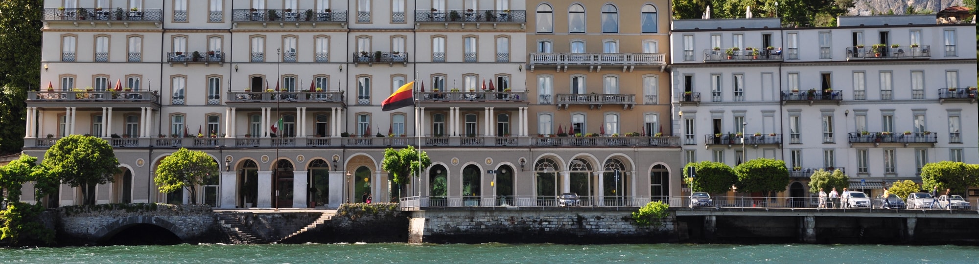 Vue de l'hotel Grand Hotel Cadenabbia 4* à Cadenabbia