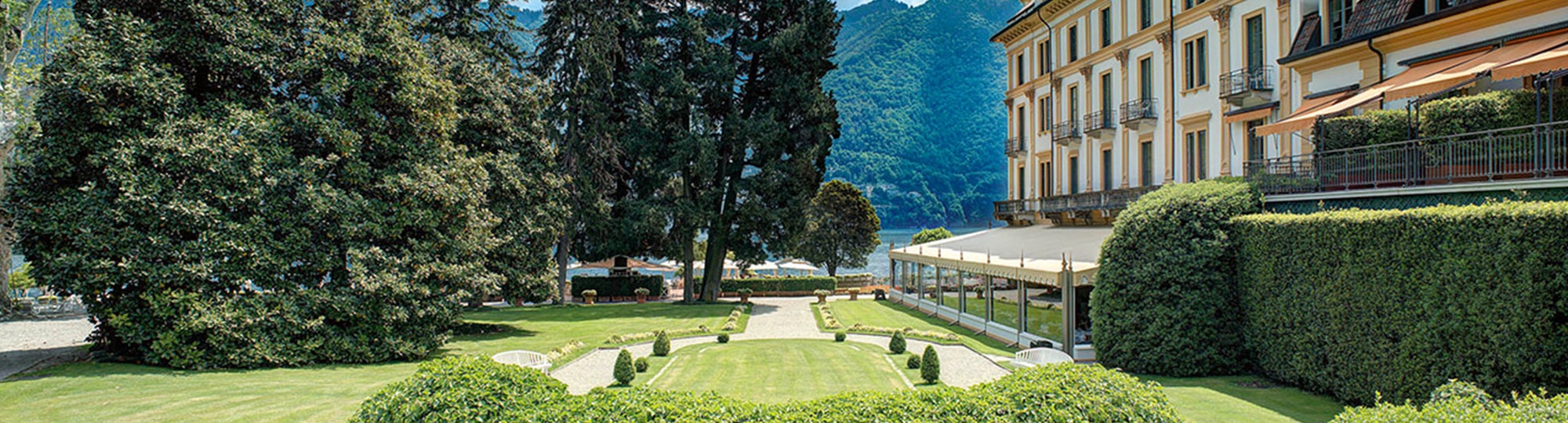 Vue de l'hotel Villa d’Este 5 * à Cernobbio