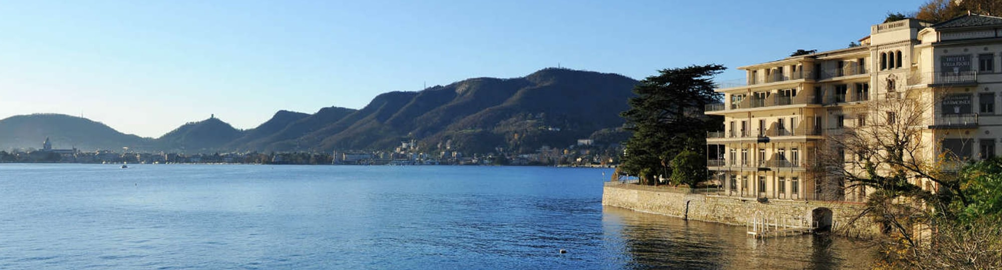 Vue de l'hotel Villa Flori 4* à Como