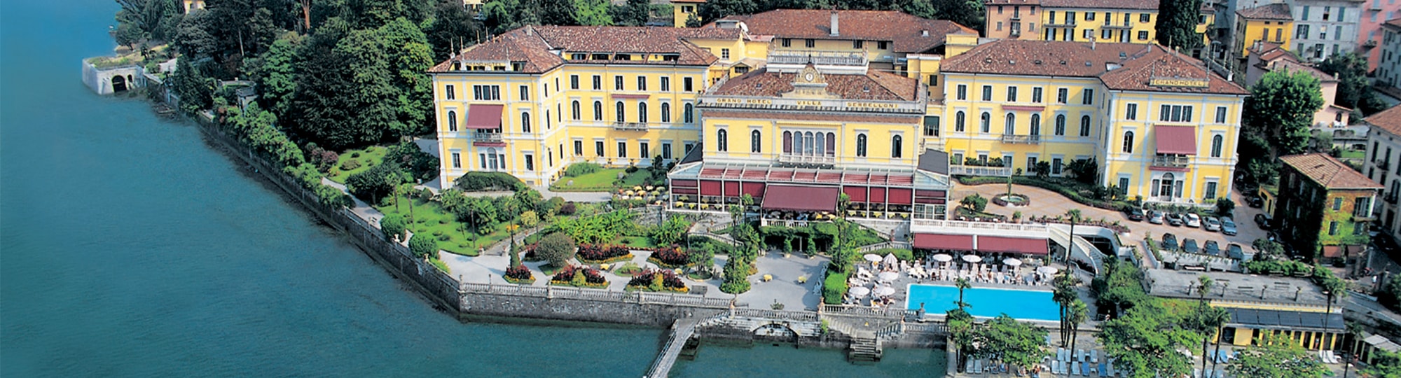 Vue de l'hotel Grand Hotel Villa Serbelloni 5* à Bellagio